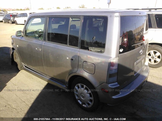 JTLKT324364090168 - 2006 TOYOTA SCION XB ვერცხლისფერი ფოტო 3