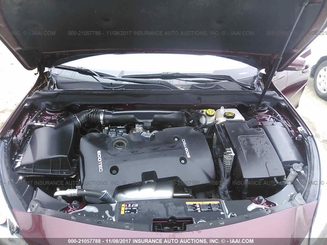1G11C5SL1FF309877 - 2015 CHEVROLET MALIBU 1LT MAROON photo 10