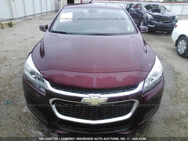 1G11C5SL1FF309877 - 2015 CHEVROLET MALIBU 1LT MAROON photo 6