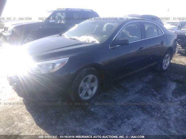 1G11B5SL4EF262331 - 2014 CHEVROLET MALIBU LS 黑色 照片 2