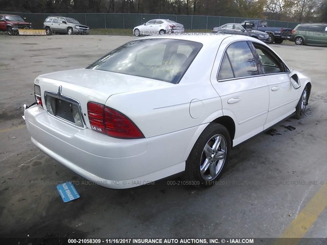 1LNHM87A32Y638330 - 2002 LINCOLN LS WHITE photo 4
