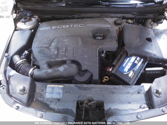 1G1ZC5EB4AF118811 - 2010 CHEVROLET MALIBU 1LT 锡色 照片 10