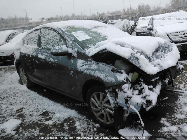 JM1BL1V82D1712997 - 2013 MAZDA 3 I GRAY photo 1