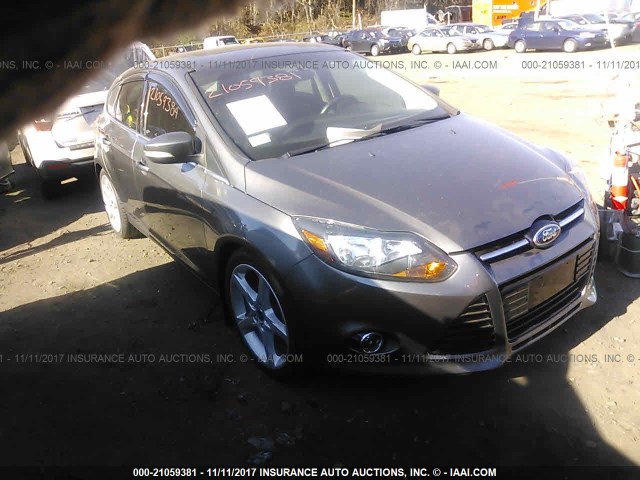 1FADP3N20DL166926 - 2013 FORD FOCUS TITANIUM GRAY photo 1