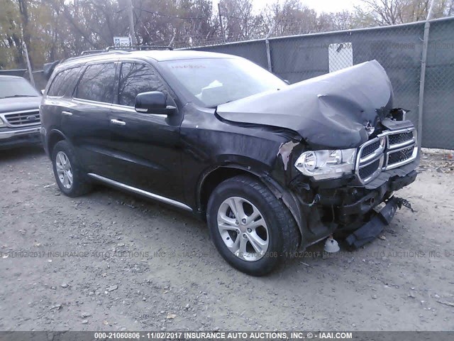 1C4RDJDG3DC509349 - 2013 DODGE DURANGO CREW BLACK photo 1