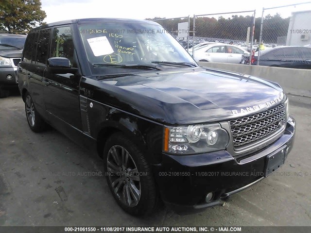 SALMF1D47BA332994 - 2011 LAND ROVER RANGE ROVER HSE LUXURY BLACK photo 1