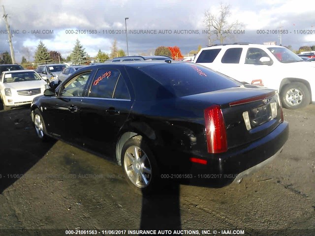 1G6DW677860143358 - 2006 CADILLAC STS BLACK photo 3