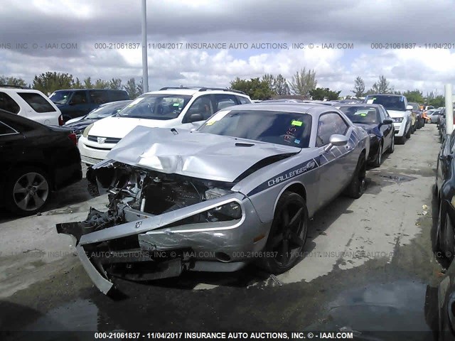 2B3CJ4DV9AH179502 - 2010 DODGE CHALLENGER SE SILVER photo 2