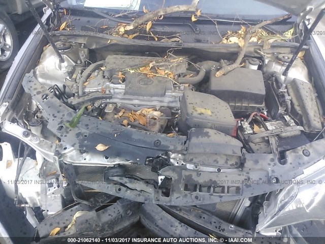 4T1BF1FK8CU023153 - 2012 TOYOTA CAMRY SE/LE/XLE SILVER photo 10