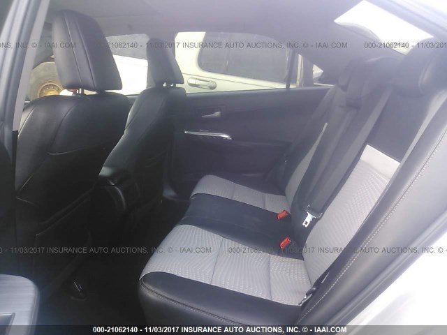 4T1BF1FK8CU023153 - 2012 TOYOTA CAMRY SE/LE/XLE SILVER photo 8