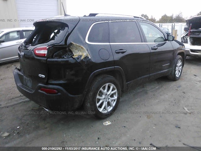 1C4PJLCS3GW312654 - 2016 JEEP CHEROKEE LATITUDE BLACK photo 4