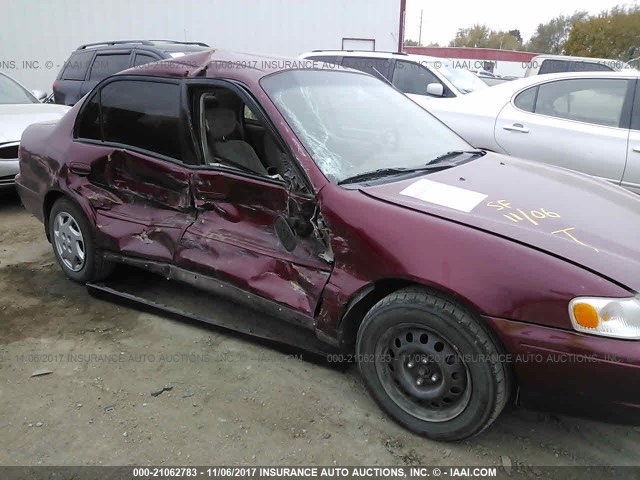 2T1BR12E6XC170814 - 1999 TOYOTA COROLLA VE/CE/LE 栗色 照片 6