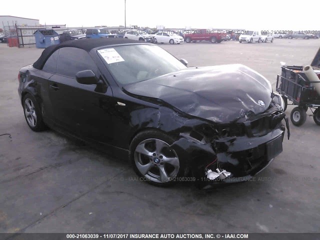 WBAUL7C57CVM82561 - 2012 BMW 128 I BLACK photo 1