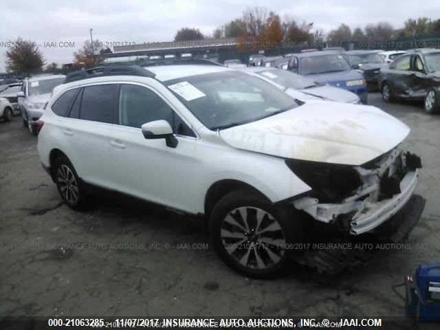 4S4BSAJC7F3282691 - 2015 SUBARU OUTBACK 2.5I LIMITED WHITE photo 1