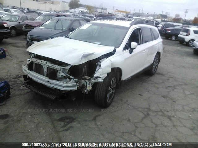 4S4BSAJC7F3282691 - 2015 SUBARU OUTBACK 2.5I LIMITED WHITE photo 2