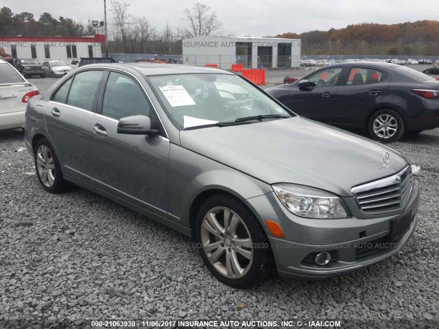 WDDGF8BB0BR133727 - 2011 MERCEDES-BENZ C 300 4MATIC GRAY photo 1