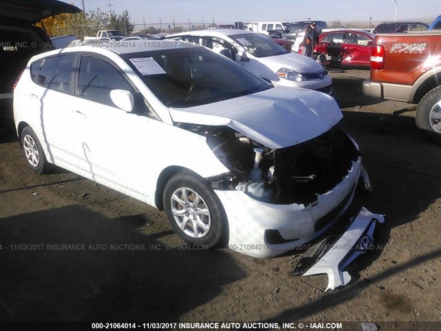 KMHCT5AE2CU020514 - 2012 HYUNDAI ACCENT GLS/GS WHITE photo 1