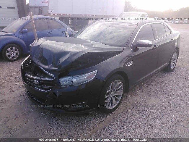 1FAHP2F87DG177560 - 2013 FORD TAURUS LIMITED BLACK photo 2