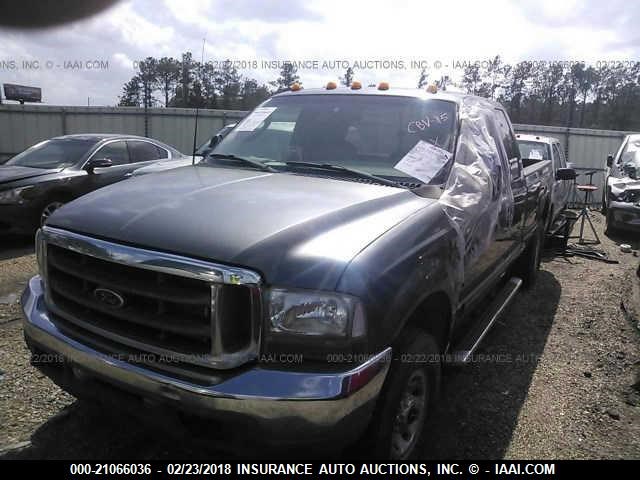 1FTNX21F33EA97525 - 2003 FORD F250 SUPER DUTY GRAY photo 2