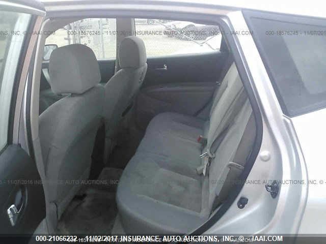 JN8AS58T99W327487 - 2009 NISSAN ROGUE S/SL SILVER photo 8