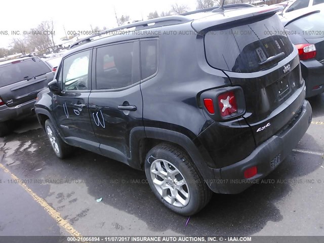 ZACCJBBB0HPE52184 - 2017 JEEP RENEGADE LATITUDE BLACK photo 3