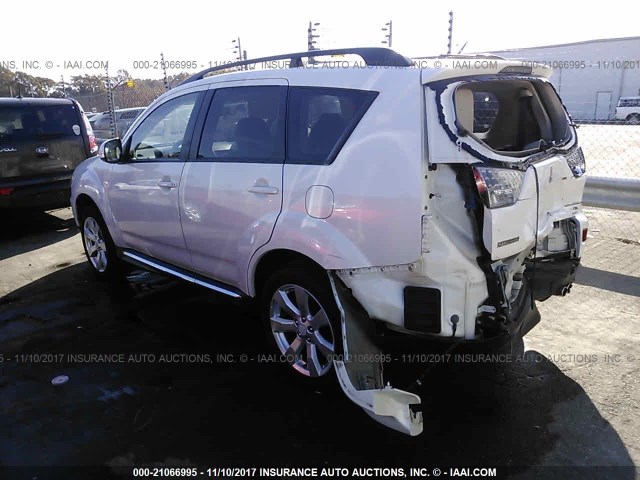 JA4JT4AX8AZ002763 - 2010 MITSUBISHI OUTLANDER XLS WHITE photo 3