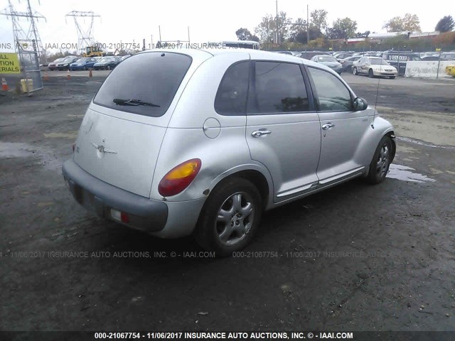 3C8FY4BB21T308797 - 2001 CHRYSLER PT CRUISER SILVER photo 4