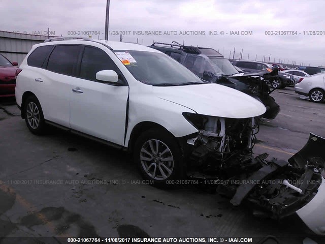 5N1AR2MN3FC716227 - 2015 NISSAN PATHFINDER S/SV/SL/PLATINUM 白色 照片 1