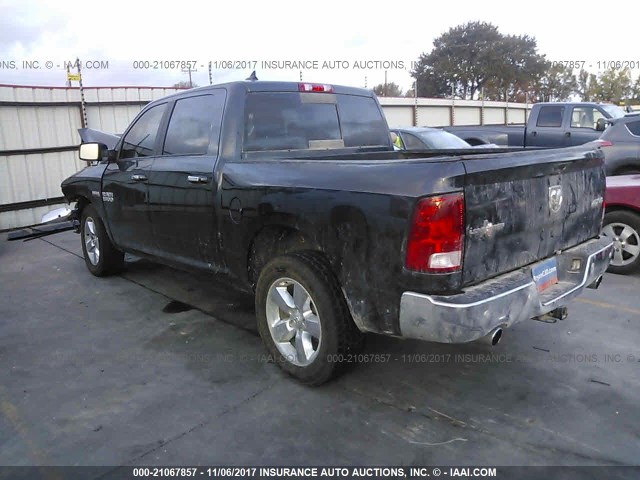 1C6RR7LT0FS787113 - 2015 RAM 1500 SLT BLACK photo 3