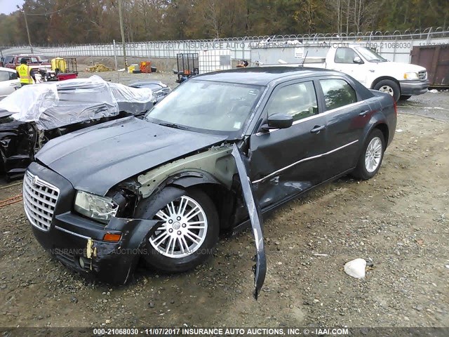 2C3KA53G08H269042 - 2008 CHRYSLER 300 TOURING BLUE photo 2