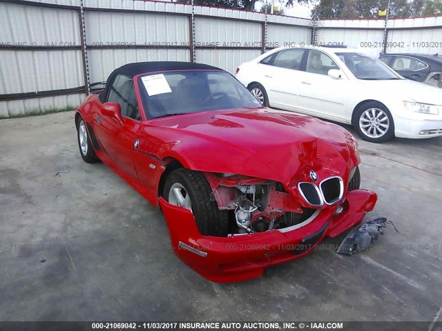 4USCJ3322VLC08862 - 1997 BMW Z3 2.8 RED photo 1