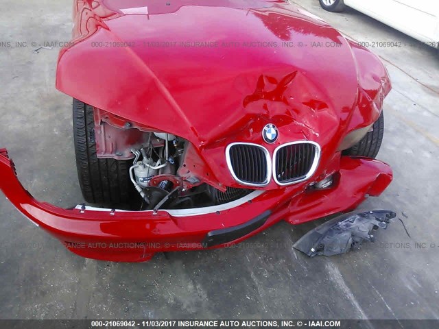 4USCJ3322VLC08862 - 1997 BMW Z3 2.8 RED photo 6