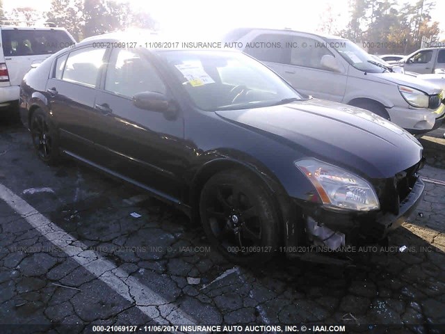 1N4BA41E87C805458 - 2007 NISSAN MAXIMA SE/SL BLACK photo 1