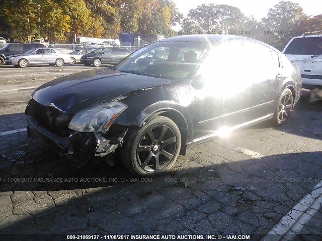 1N4BA41E87C805458 - 2007 NISSAN MAXIMA SE/SL BLACK photo 2