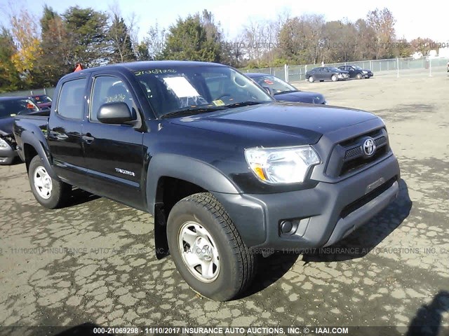 3TMLU4EN0EM162812 - 2014 TOYOTA TACOMA DOUBLE CAB შავი ფოტო 1