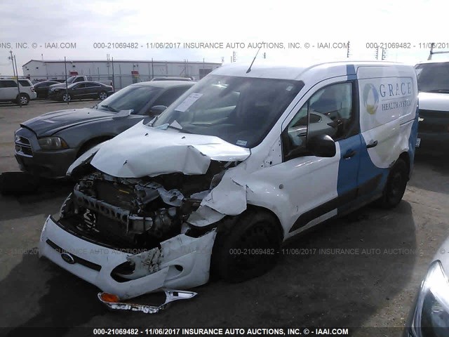 NM0LS6F77G1264204 - 2016 FORD TRANSIT CONNECT XLT WHITE photo 2