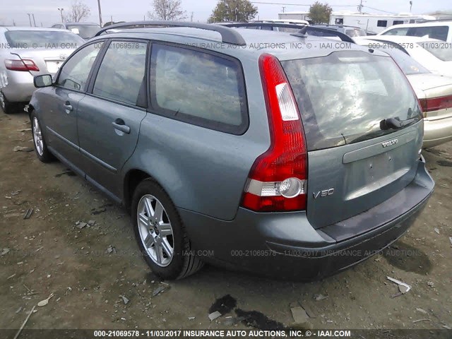 YV1MW390652071049 - 2005 VOLVO V50 2.4I TEAL photo 3