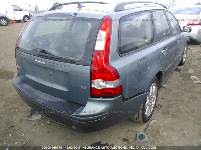 YV1MW390652071049 - 2005 VOLVO V50 2.4I TEAL photo 4