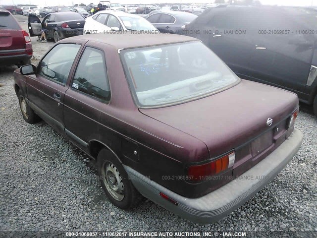 1N4EB32A1RC713675 - 1994 NISSAN SENTRA E/XE/SE/LE MAROON photo 3