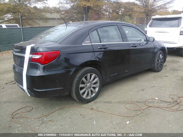 1C3CCBBB4DN538373 - 2013 CHRYSLER 200 TOURING BLACK photo 4