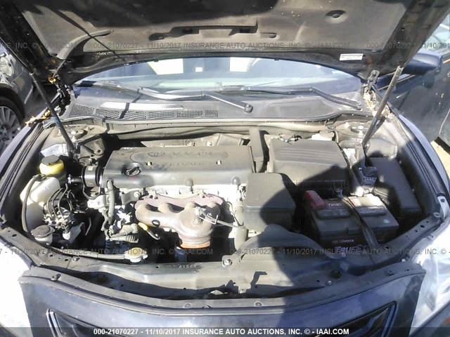 4T1BE46K68U766342 - 2008 TOYOTA CAMRY CE/LE/XLE/SE BLACK photo 10