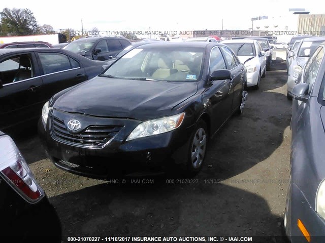 4T1BE46K68U766342 - 2008 TOYOTA CAMRY CE/LE/XLE/SE BLACK photo 2