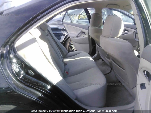 4T1BE46K68U766342 - 2008 TOYOTA CAMRY CE/LE/XLE/SE BLACK photo 8