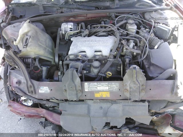 2G1WW12M0S9213899 - 1995 CHEVROLET MONTE CARLO LS 红色 照片 10