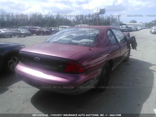 2G1WW12M0S9213899 - 1995 CHEVROLET MONTE CARLO LS 红色 照片 4