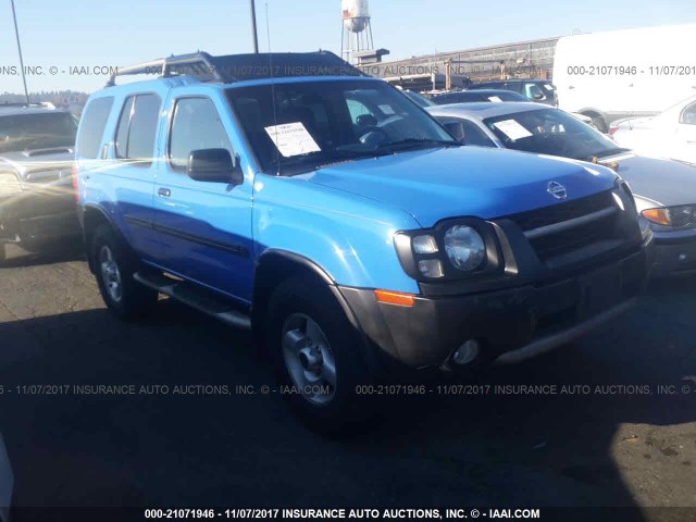 5N1ED28Y32C507455 - 2002 NISSAN XTERRA XE/SE BLUE photo 1