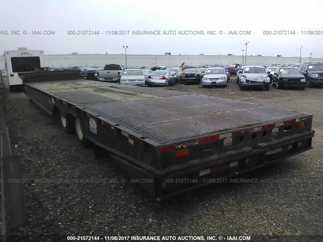 1DA72C747XC014232 - 1999 TRAIL-EZE (DAKOTA MFG) LOW BED DROP DECK  BLACK photo 3