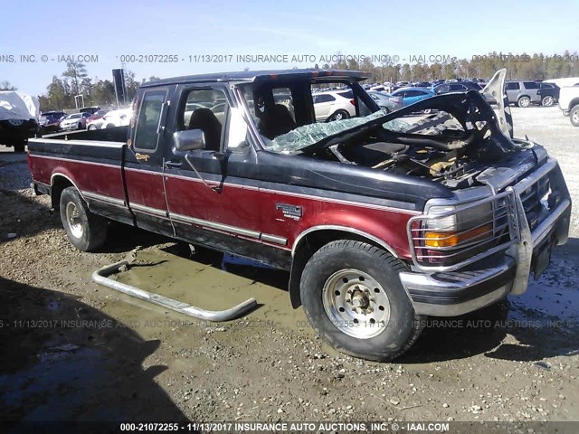 1FTHX25F6TEB71477 - 1996 FORD F250 BLACK photo 1