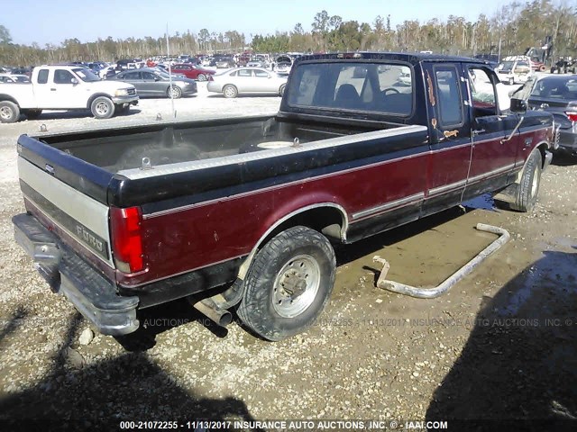 1FTHX25F6TEB71477 - 1996 FORD F250 BLACK photo 4