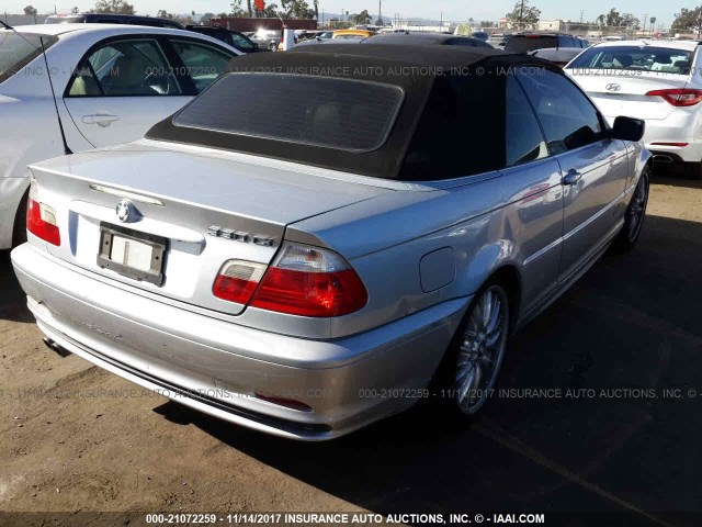 WBABS53403JU97027 - 2003 BMW 330 CI SILVER photo 4